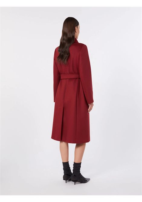 Max Mara Studio Women's BCOLLAG Ruby Red Pure Wool Double-Breasted Coat Max Mara Studio |  | 2626016061600018